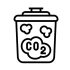 Food grade CO2 icon